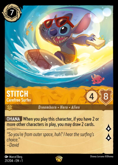 Stitch Carefree Surfer