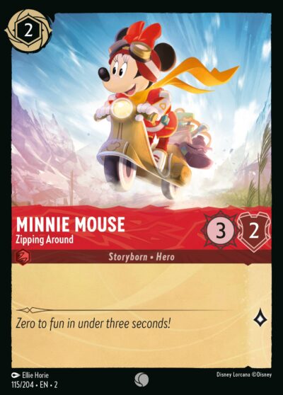 115.Minnie Mouse Zipping Around