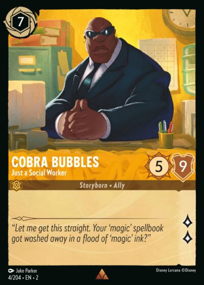 4.Cobra Bubbles Just a Social Worker