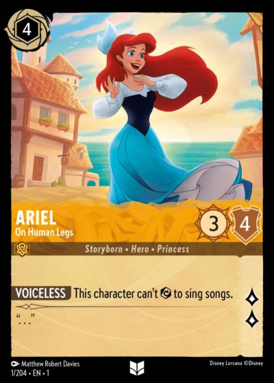 Ariel on Human legs