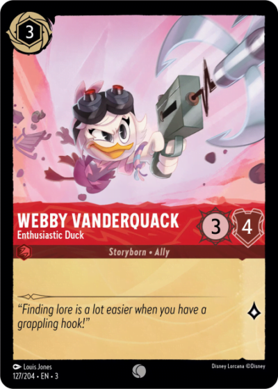 127.Webby VanderquackEnthusiastic Duck