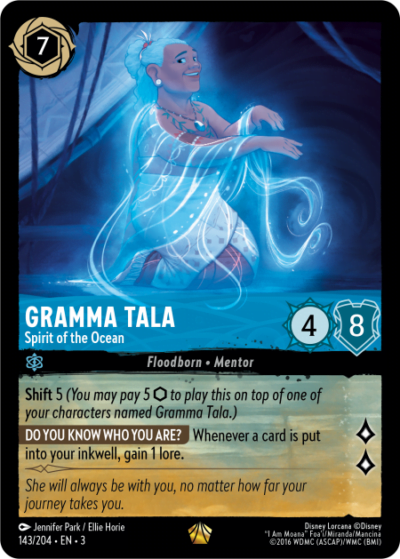 Gramma Tala, Spirit of the Ocean