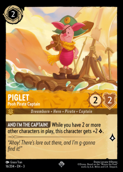 16.Piglet Pooh Pirate Captain