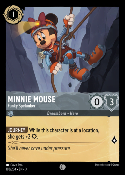 Minnie Mouse, Funky Spelunker