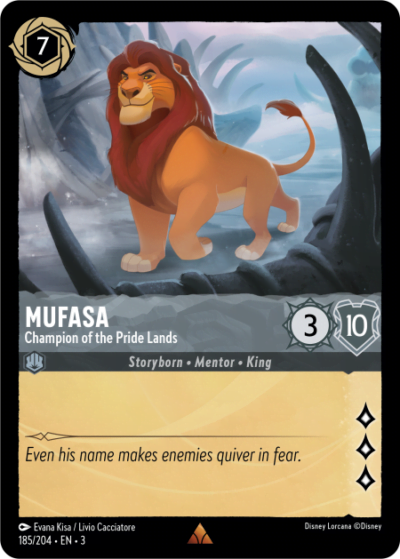 185.MufasaChampion of the Pride Lands