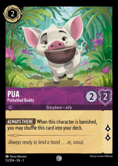 Pua, Potbellied Buddy