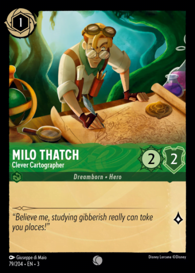 79.Milo Thatch Clever Cartographer