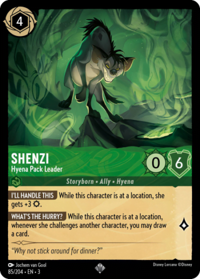 Shenzi, Hyena Pack Leader