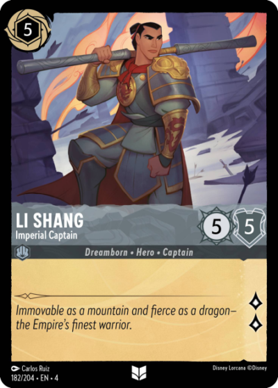 Li Shang, Imperial Captain