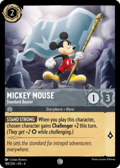 188.Mickey Mouse Standard Bearer