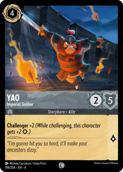 Yao, Imperial Soldier