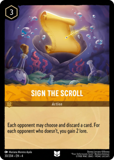 30.Sign the scroll