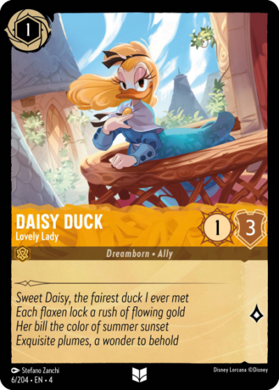 6.Daisy Duck Lovely Lady