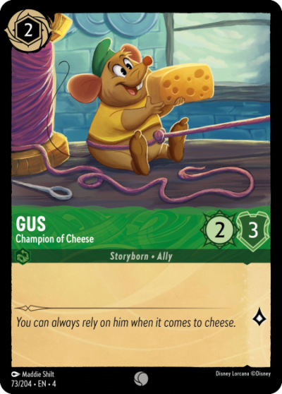 Gus, Champion of Cheese