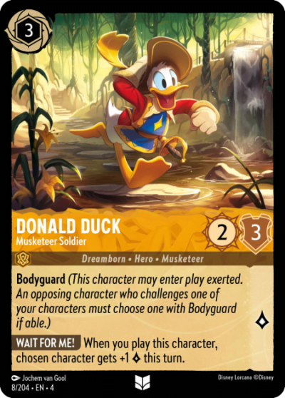 8.Donald Duck Musketeer Soldier