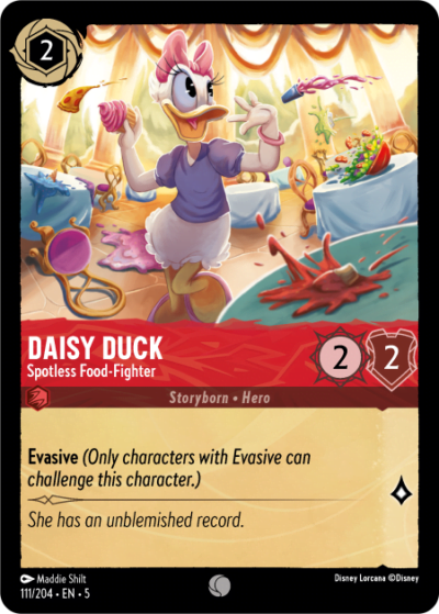 111.Daisy DuckSpotless Food Fighter