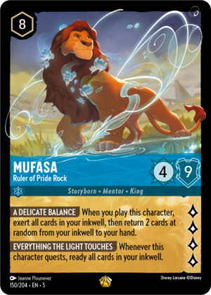 Mufasa,Ruler of Pride Rock