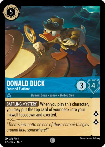 155.Donald DuckFocused Flatfoot