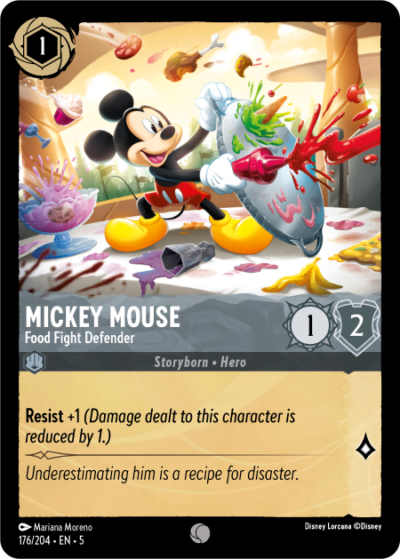 176.Mickey MouseFood Fight Defender