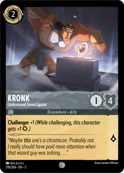 Kronk,Unlicensed Investigator