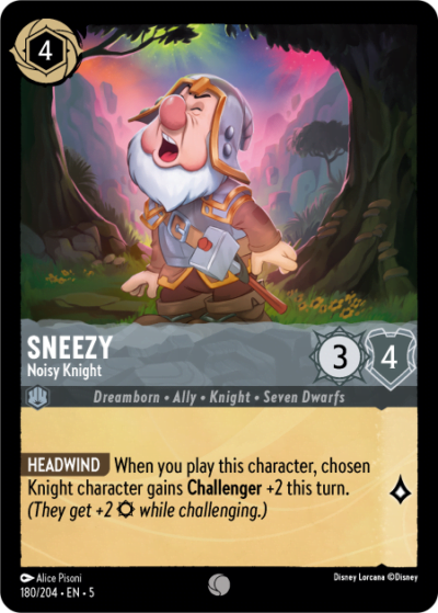 Sneezy,Noisy Knight