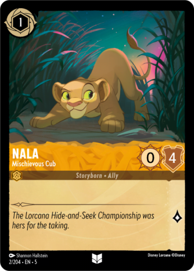 Nala,Mischievous Cub