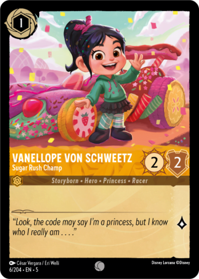 Vanellope Von Schweetz,Sugar Rush Champ