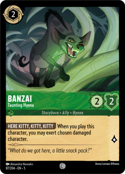 Banzai,Taunting Hyena