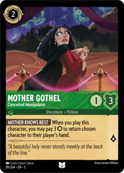 Mother Gothel,Conceited Manipulator