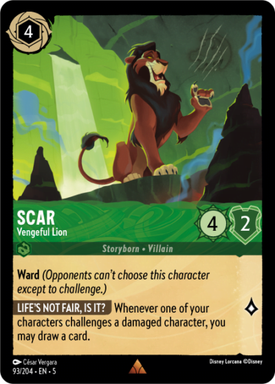 Scar,Vengeful Lion