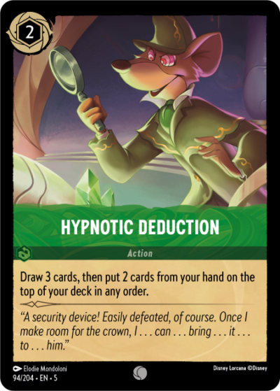 Hypnotic deduction