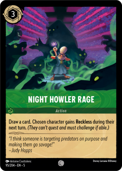 95.Night howler rage