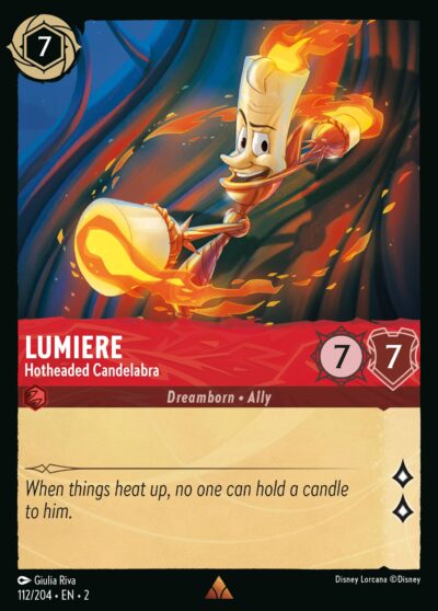 112.Lumiere Hotheaded Candelabra