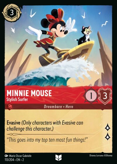 113.Minnie Mouse Stylish Surfer