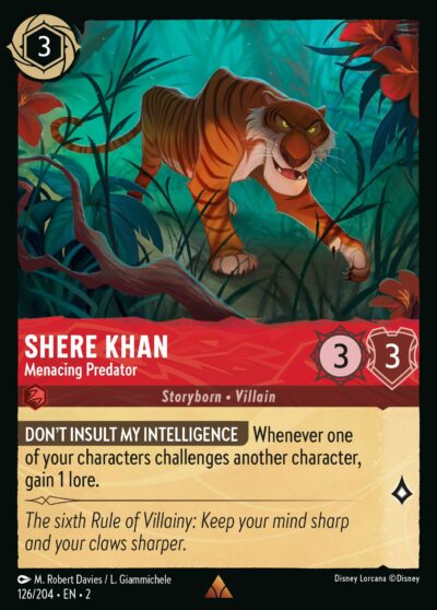 126.Shere Khan Menacing Predator