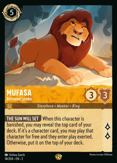 Mufasa, Betrayed Leader