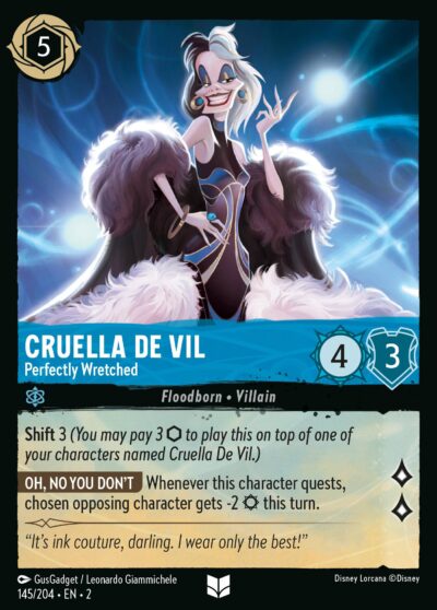 145.Cruella De Vil Perfectly Wretched