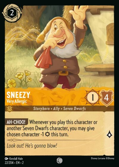 Sneezy, Very Allergic