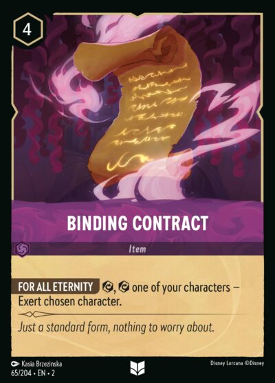 65.Binding Contract