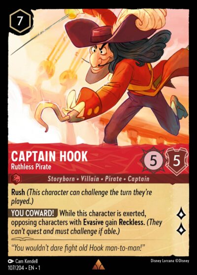 Captain Hook Ruthless Pirate