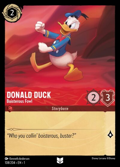 Donald Duck Boisterous Fowl