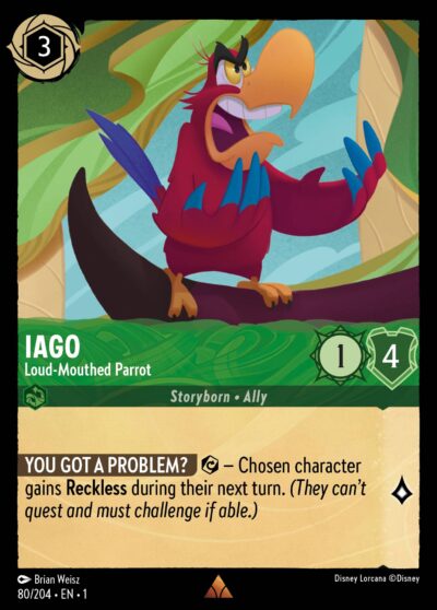 Iago Loud Mouthed Parrot