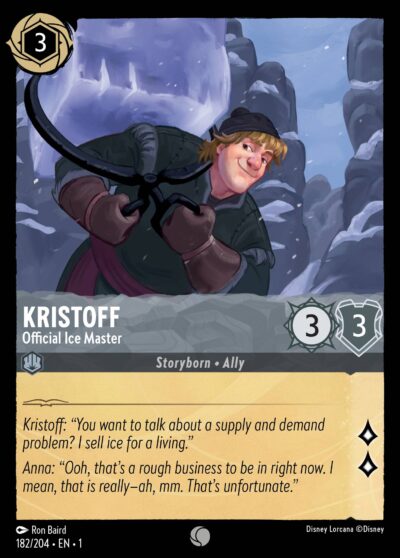 Kristoff, Official Ice Master