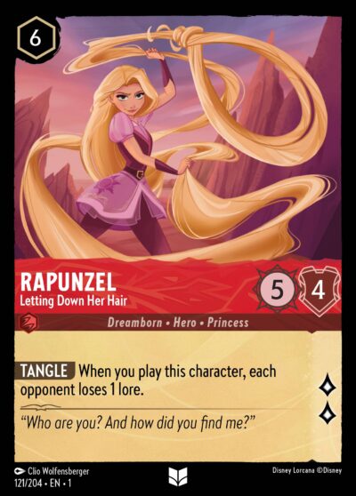 Rapunzel Letting Down Her Hair