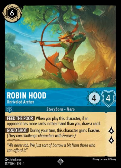 Robin Hood, Unrivaled Archer