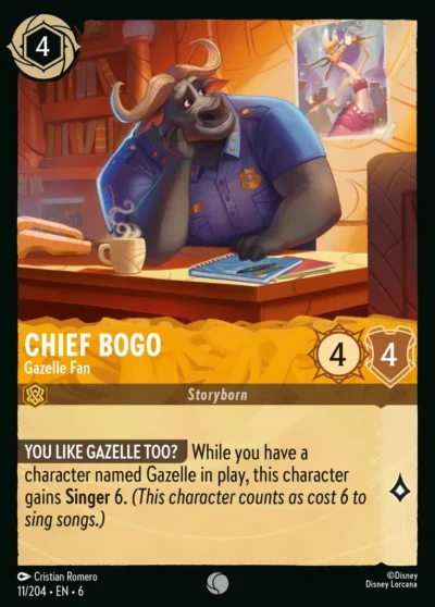 Chief Bogo, Gazelle Fan