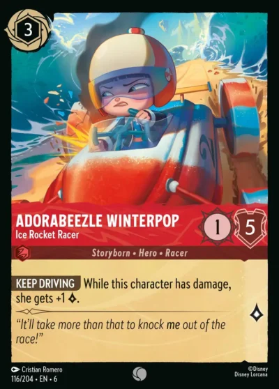 116.Adorabeezle Winterpop Ice Rocket Racer