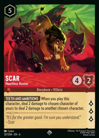 Scar, Heartless Hunter