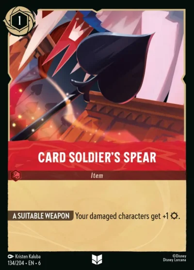 134.Card Soldier´s Spear