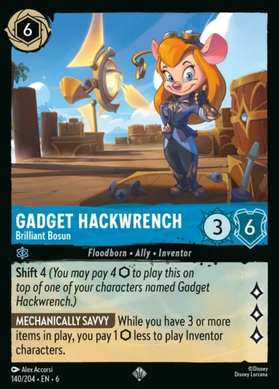 Gadget Hackwrench, Brilliant Bosun